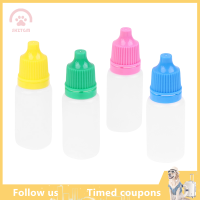 【SHZTGM】 4pcs 10ml มินิพลาสติกโปร่งใสบีบ dripper ขวดอุปกรณ์ครัว