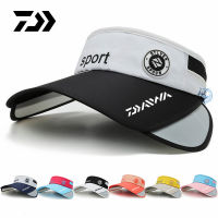 [hot]2023 DAIWA New Fishing Sun Hat Sports Uv Protective Fishing Cap Travel Adjustable Breathable Mesh Outdoor Cycling Baseball Caps