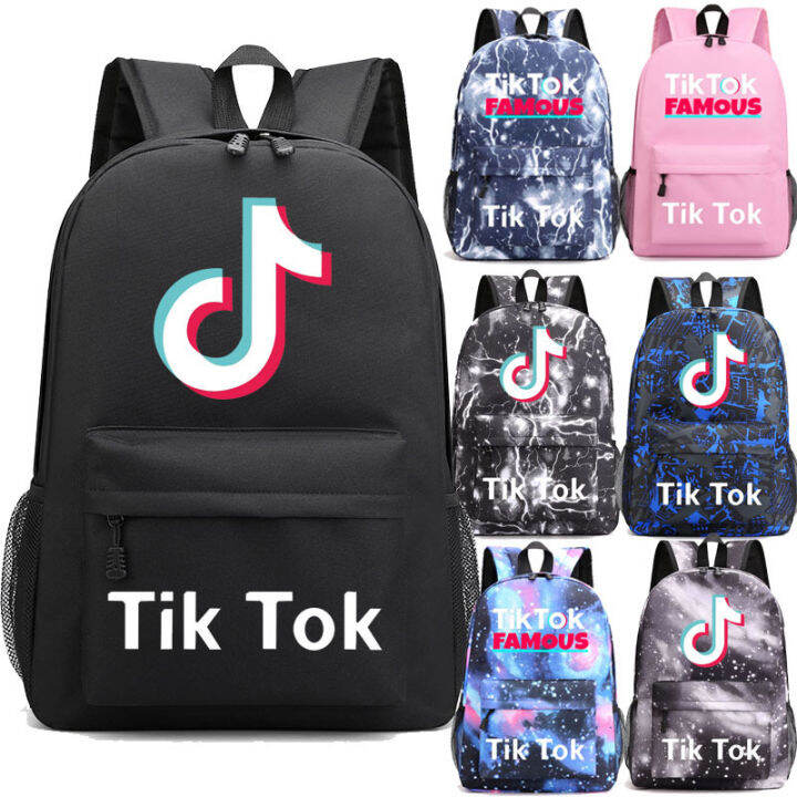 tiktok Starry Sky Sports Backpack Middle School Student Schoolbag