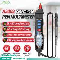 A3003 Digital Multimeter Pen Type Meter 4000 Counts Voltage Tester (Black)