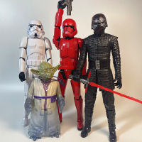 ? Big Player Series~ Hasbro Star Wars Star Wars12-Inch Movable White Soldier Black Warrior Red Warrior Yoda Toy