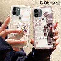 เคสโทรศัพท์ใหม่สำหรับ Redmi A2 Plus A1 Plus ฝาครอบ เคสลายการ์ตูนคู่หมีซิลิโคนนิ่มใสป้องกันการตกสำหรับ Redmi A1 Plus