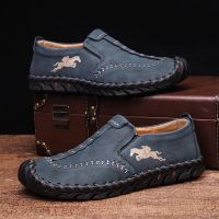 Brand Casual Shoes Men Loafer Leather Classic Original High Quality Leisure Trend Hiking Moccasins Shoes Comfortable Motorcycle