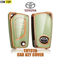 เคสกุญแจรีโมทรถยนต์ TPU ป้องกันรอยขีดข่วน สําหรับ Toyota Corolla Altis Corolla Cross Camry RAV 4