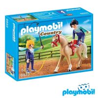 Playmobil 6933  Country Vaulting แอ็คชั่นฟิกเกอร์  คันทรี ฝึกขี่ม้าผาดโผน