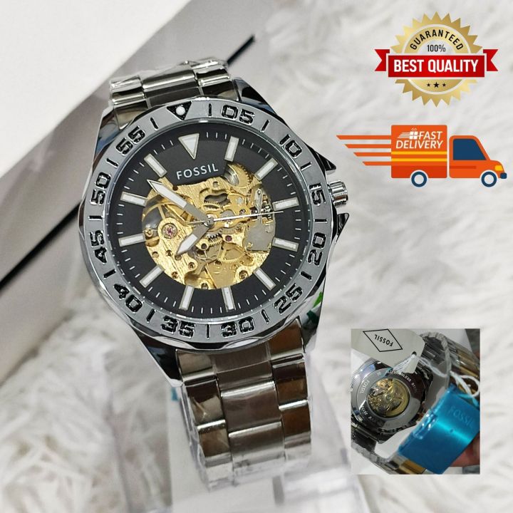 Fully Automatic Fossil Men Watch Casual Non-Tarnish Japan Movement ...