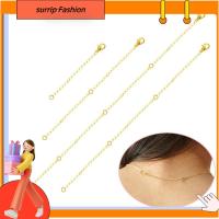 SURRIP FASHION การค้นพบเครื่องประดับ สายต่อขยาย อุปกรณ์เครื่องประดับอัญมณี สีทอง กำไลข้อมือกุ้งก้ามกรามล็อค การออกแบบใหม่ สีเงินสี สร้อยคอเพื่อความปลอดภัย ผู้หญิงผู้ชาย