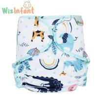 【CC】 WizInfant Newborn Colorful Binding Washable Eco-friendly Baby Diaper Ecological Nappy Reusable 3-5 Kgs