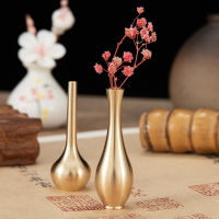 Mini Pure copper vase gold home decor living room decoration Antique vase tall vase unique flower vase nordic vase