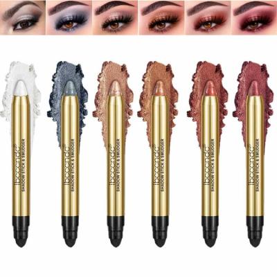 Highlighter Eye Shadow Stick Double End Waterproof Eyeshadow Stick Long Lasting Shimmer Cream Eyeshadow Pencil Crayon for Party Favor noble