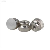 ✔ 5pcs/lot m3 m4 m5 m6 stainless steel 304 Knurled step Thumb Nut blind hole nuts Advertising decorative nail