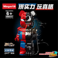 ตัวต่อ Wangao188007 SPIDERVENIM BEAR ROBOT สไปเดอร์เวน่อม แบบริค โรบอร์ท แบบริคครึ่งโรบอท ขนาดเท่ากับ 400%