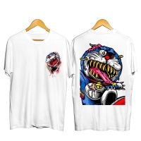 T-SHIRT DORAEMON ZOMBIE UNISEX oversize เสื้อยืดลายฤดูร้อน S-5XL