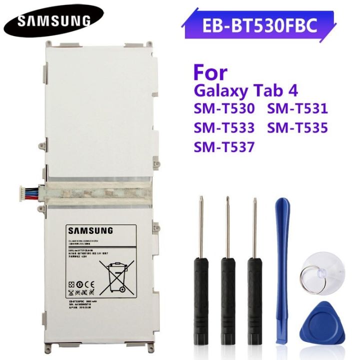 แบตเตอรี Samsung GALAXY Tab4 T530 SM-T531 SM-T533 SM-T535 SM-T537 6800MAh