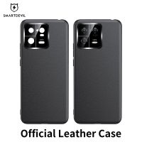 SmartDevil Original Leather Phone Case for Xiaomi Mi 13 Ultra 13 Pro Camera Protection Lens Protect Back Cover Airbag Cases Covers