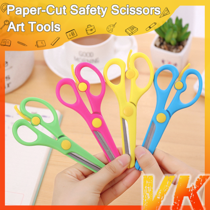 Child Scissors for Toddlers Safety Scissors DIY Photo Plastic