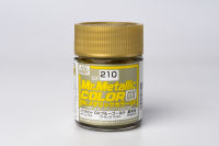 สีสูตรทินเนอร์ Mr.Metallic Color GX 210 Blue Gold