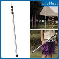 [BAOBLAZE] escoping Tarp Poles, Canopy Adjustable Aluminum Rods, Lightweight for Tent Fly, Awning, Outdoor Camping, Hiking, Backpacking