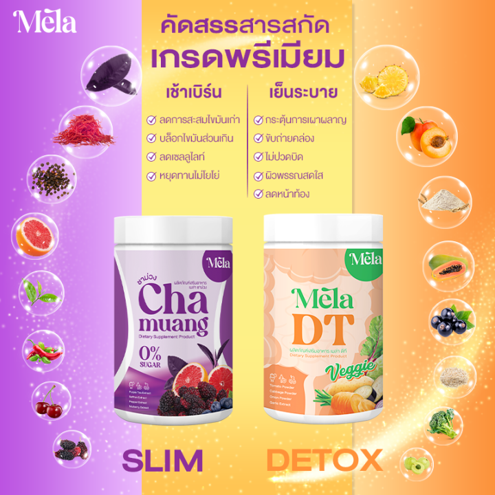 เครื่องดื่มชาม่วง-ลดไขมัน-ชุด-2-กระปุก-chamuang-ชาม่วงสลายไขมัน-1-กระปุก-เมล่า-dt-1-กระปุก-ชาม่วง-chamuang-ดีท็อก-รีดไขมันส่วนเกิน