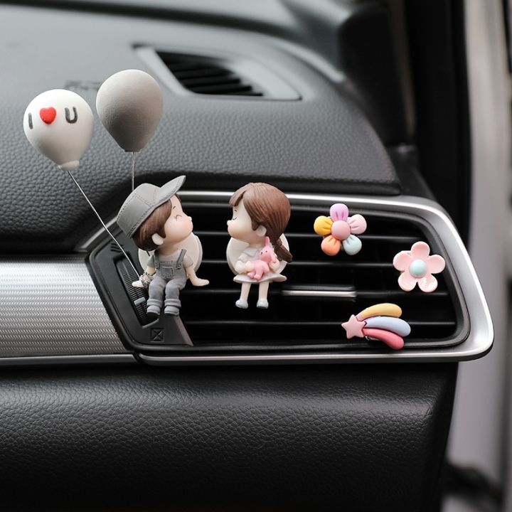 car-air-outlet-clip-decoration-cartoon-couples-outlet-perfume-clip-diffuser-interior-freshner-scent
