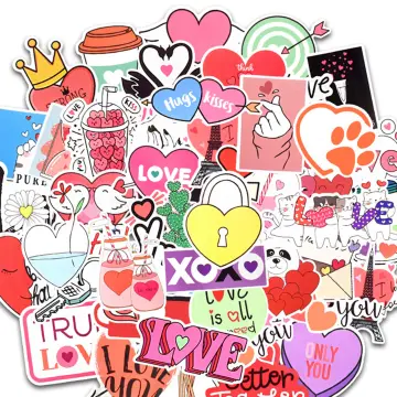 50Pcs Self Love Graffiti Stickers Laptop Guitar Luggage Skateboard Phone  .JN