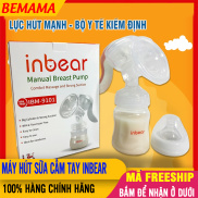 Máy Vắt Sữa Bằng Tay INBEAR, Lực Hút Mạnh, Êm Ái, An Toàn