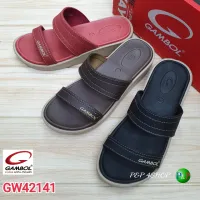 GAMBOL GW42141 รองเท้าแตะสวมหญิง ไซส์ 36-39 สีดำ สีน้ำตาล สีอิฐ