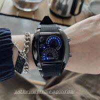 hot style Racing dashboard electronic watch technology trendy male handsome teenager personality high-end digital new