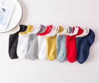 5 PairsLot Spring Summer Casual Women Ankle Cotton Multicolor Socks New Style Lovely Candy Harajuku Breathable Cute Liners Sox