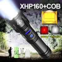 ใหม่ล่าสุด XHP160ที่มีประสิทธิภาพมากที่สุดไฟฉาย Led XHP90พลังงานสูงไฟฉายแสง Usb ชาร์จยุทธวิธีไฟฉายกันน้ำซังโคมไฟ