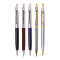 ปากกาโลหะลูกลื่นแบบกด  รุ่นN05 หมึกน้ำเงิน 0.7mm ด้ามโลหะ มี 5 สีให้เลือก（ราคาต่อด้าม）#ปากกา#เครื่องเขียน#ของขวัญ#ปากกาโลหะ