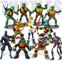 Audi double drill ninja turtle toy 11cm basic puppet hand office model doll ninja turtle