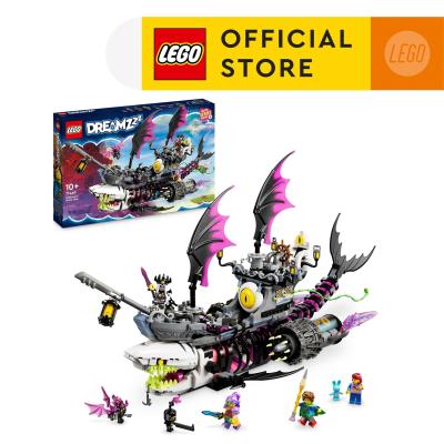 LEGO DREAMZzz 71469 Nightmare Shark Ship Building Toy Set (1,389 Pieces)