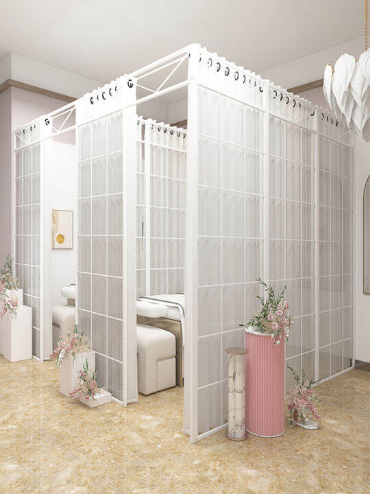 Screen partition wall beauty salon partitions a small room. Special