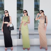 ??? ?????????? THITIYA ?PACHY SET (S,M,L : 350฿ฟรีส่ง) กรี๊ดอีกแล้ววว ? งานเซ็ตเสื้อครอป+กระโปรงเอวสูง งานป้าย