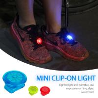 Running Light Led Luminous Shoe Clip Light Multifunctional Mini Night Running Warning Light Safety Clips Outdoor Backpack Light