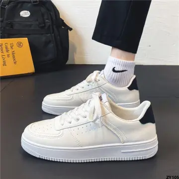 White black store air force ones