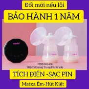 Có Pin Sạc Máy Hút Sữa Điện Đôi ROZABI Basic Plus Massage Êm Ái-Hút Kiệt