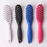 Hair Comb 9-Row Detangling Hair Brush Styling Hairbrush Straight Curly Wet Hair Scalp Massage Brush Women Barber Accessories