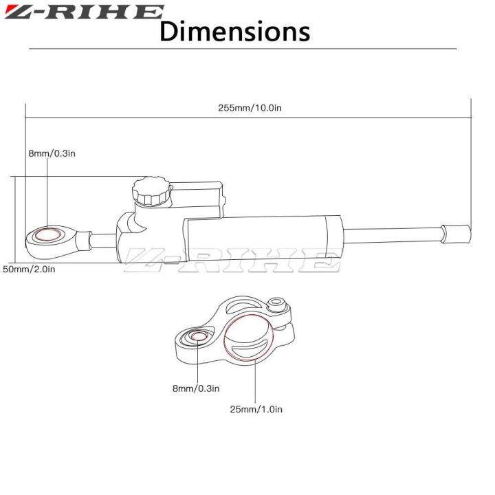 cnc-adjustable-motorcycles-steering-stabilize-damper-bracket-mount-kit-for-bmw-f650cs-f650-cs-1997-1998-1999-2000-2001-2002-2022