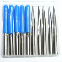 6mm * 10degree * R1.0 * 70L-10PCS Freeshipping CNC solid carbide End Mill บิตเราเตอร์งานไม้ เครื่องตัดกรวยจมูกเรียว