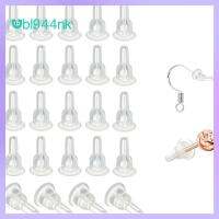 UBL944NK 100pcs 10x6mm ต่างหูหลังต่างหู นุ่มนุ่มๆ ฝาครอบเต็มรูปแบบ หลังต่างหูใส อุปกรณ์เครื่องประดับอัญมณี ซิลิโคนทำจากซิลิโคน แบ็คสต็อป สำหรับต่างหูตะขอกระดุม