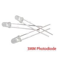 20pcs 3MM Photodiode Photoreceptor Tube Photoreceptor ไดโอดเซ็นเซอร์ไวแสง