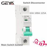 【✔In stock】 jiushouz Geya ตัวแยก Gyh8ราง Din เบรกเกอร์230V/400V สวิตช์63a สวิตช์หลัก100a แยก125a