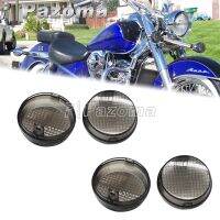 Motorbike Cruisers Front Rear Bullet Turn Signal Lens For Honda Kawasaki Vulcan VN Shadow Aero Rebel 900 1600 2x 4x Light Lens