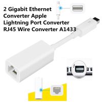 Thunderbolt 2ตัวแปลงกิกะบิตอีเธอร์เน็ตตัวแปลงพอร์ตไลท์นิ่ง Apple Rj45 A1433ตัวแปลงสายไฟ