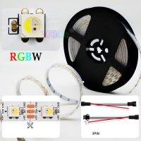 RGBW RGBWW แอดเดรสแบบ4 In 1แถบไฟ LED 30/60/144 Leds/M SMD 5050 RGB เทป SK6812ขาวไฟอัจฉริยะ Pixle IC 5V IP30/65/67