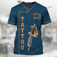 Tattoo Machine Personalized Name 3D All Over Printed Mens T-shirt Summer Unisex Casual t shirt Gift For Tattoo Artist DW256