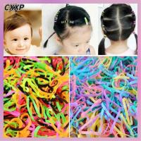 CXXP 400pcs ความงาม ที่รัก สาว เชือกผูกผม ที่ใส่ผมหางม้า ยางรัดผม เปีย