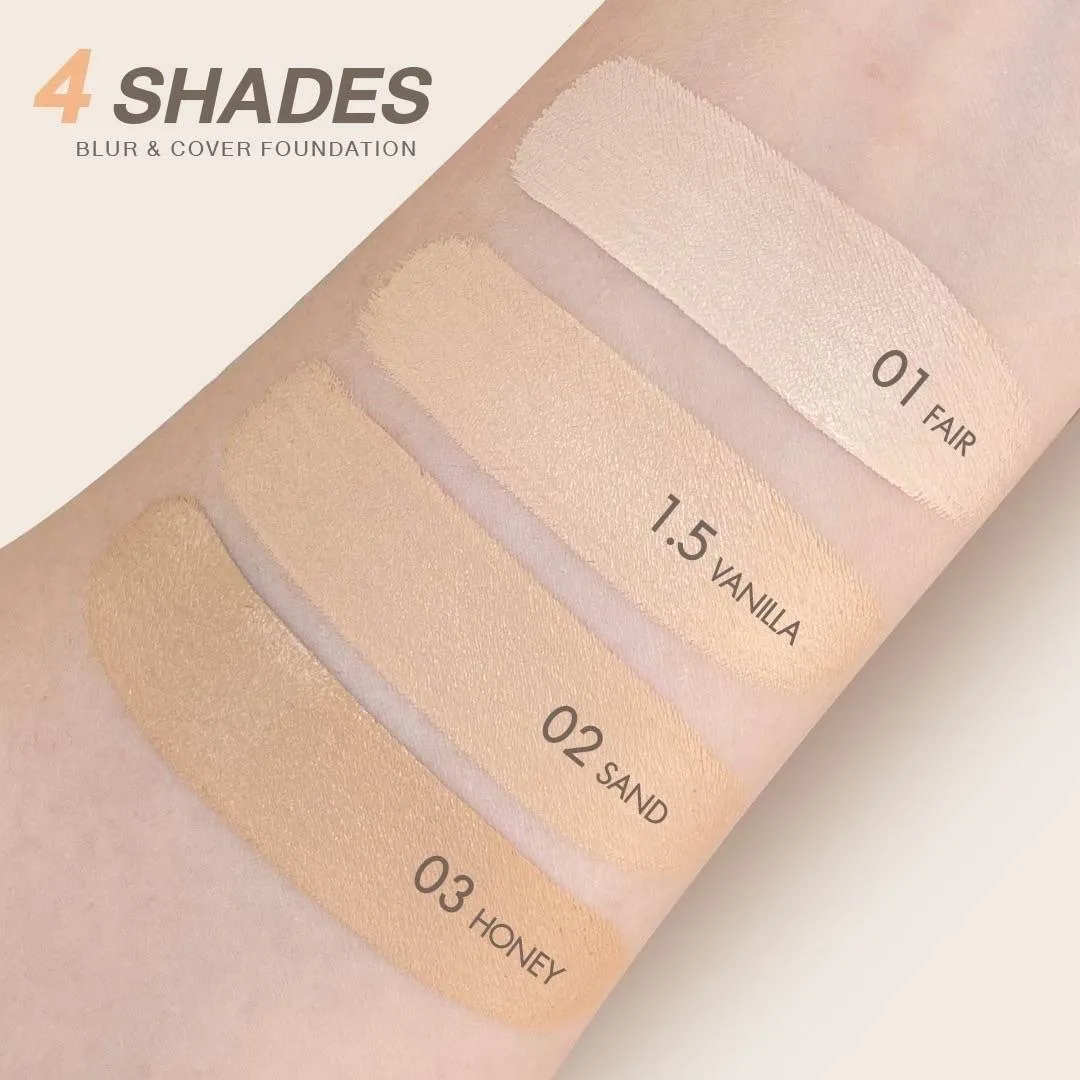 Cho Blur & Cover Foundation SPF50 PA++++   ѿ പ [30  ml.] ͧ  ͧ Cho   1.5 | Lazada.co.th